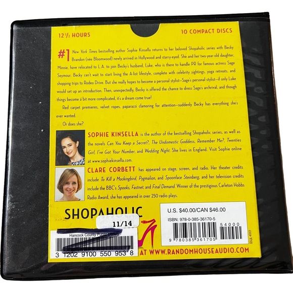 Shopaholic To The Stars‎ by Sophie Kinsella CD Audiobook 10 CD Novel Library - Picture 4 of 4